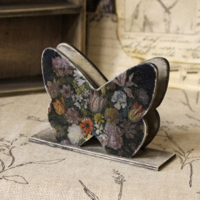 Vintage Serviettenhalter Schmetterling 16x4,5x11cm...