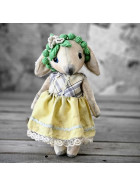 Vintage Künstlerschaf Mädchen 33 cm