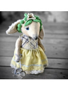 Vintage Künstlerschaf Mädchen 33 cm