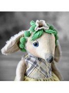 Vintage Künstlerschaf Mädchen 33 cm