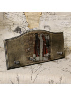 Vintage Schlüsselhalter 38x19 cm