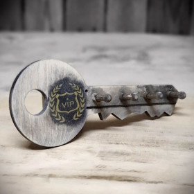 Vintage Hakenleiste Schlüssel 25x9,5x3,5 cm...