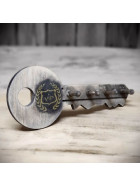 Vintage Hakenleiste Schlüssel 25x9,5x3,5 cm Schlüsselbrett Schlüsselhaken Haken