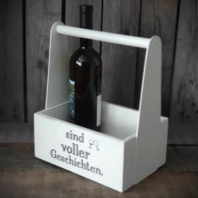 Flaschenständer für 6 Weinflaschen Holz...