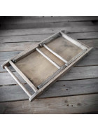 Vintage Frühstückstablett 62x31,3x25cm